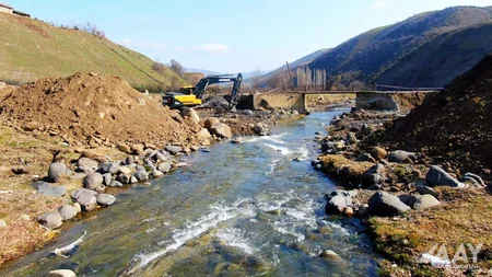 Yardımlıda 24 km uzunluğu olan avtomobil yolunun əsaslı təmirinə başlanılıb