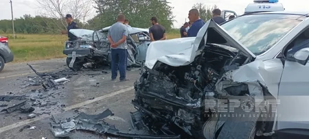 Mingəçevir-Bəhrəmtəpə yolunda qəza olub, 1 nəfər ölüb, 6 nəfər yaralanıb - YENİLƏNİB