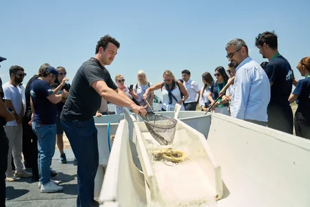5000 endemic sturgeon fish released into the Caspian Sea as part of Azerbaijan Fish Farm and AZANS cooperation – PHOTO
