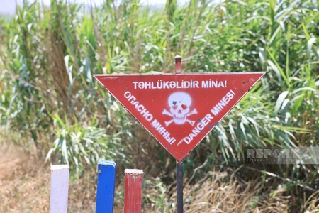 Ötən həftə 1304,6 ha ərazi minalardan təmizlənib