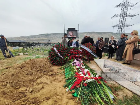 Xalq artisti İranə Tağızadə dəfn olunub - YENİLƏNİB