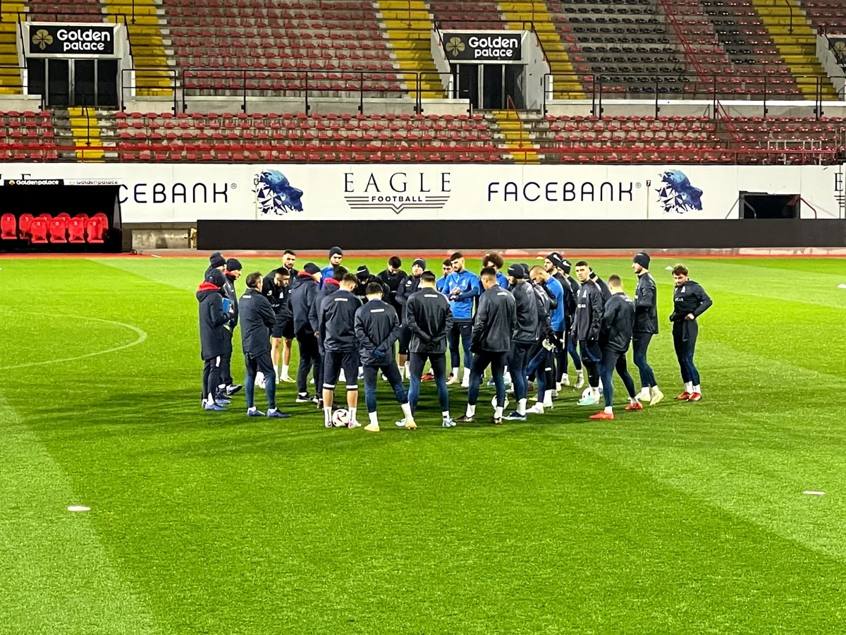 Azərbaycan millisi Belçikada məşqə çıxıb
