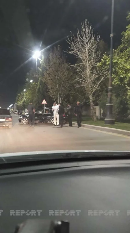 ДТП в Гяндже, есть пострадавшие