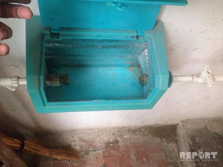 Bakıda binanın su sayğacları oğurlanıb