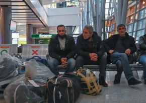 Armenians deported from Russia spend night at airport