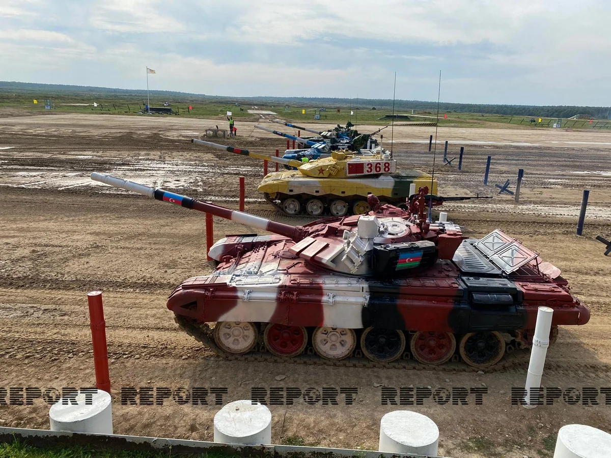 Азербайджанские танкисты поборются за победу в полуфинале конкурса Танковый биатлон