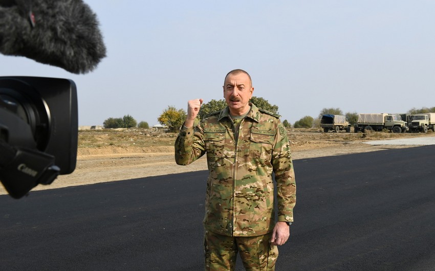 Prezident İlham Əliyev: Hadrutda hərbi hissənin açılması çox böyük əhəmiyyət daşıyır