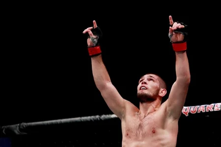 Həbib Nurməhəmmədov Dastin Poryeyə qalib gəlib - VİDEO