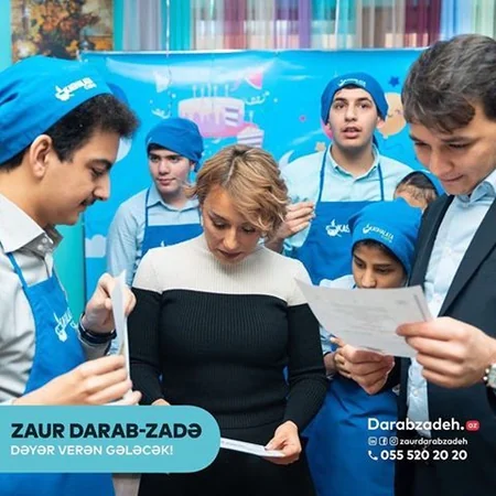Deputatlığa namizəd Zaur Darabzadə autizmli uşaqlarla görüşüb