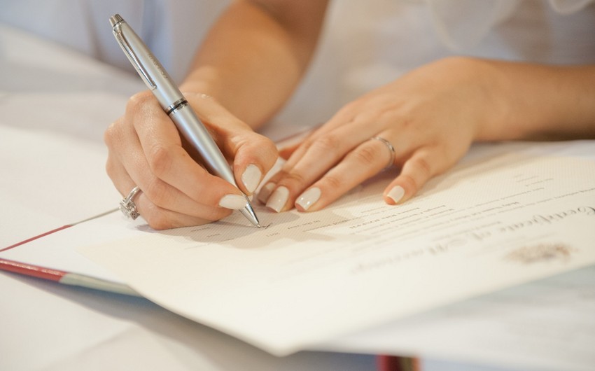 Ötən il Azərbaycanda 62 501 nikah qeydə alınıb