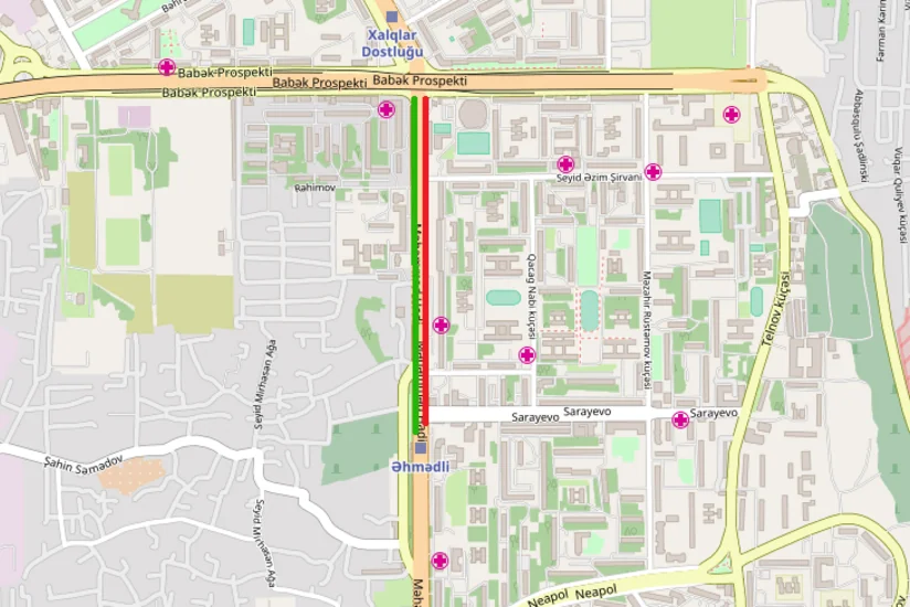 Bakının Məhəmməd Hadi küçəsində hərəkət məhdudlaşdırılacaq