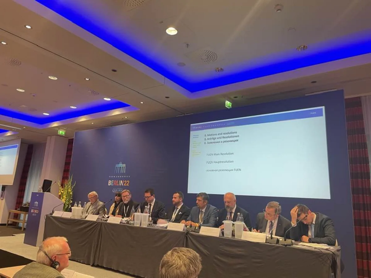 Federal Union of European Nationalities adopts resolution over Russian attack on Ukraine