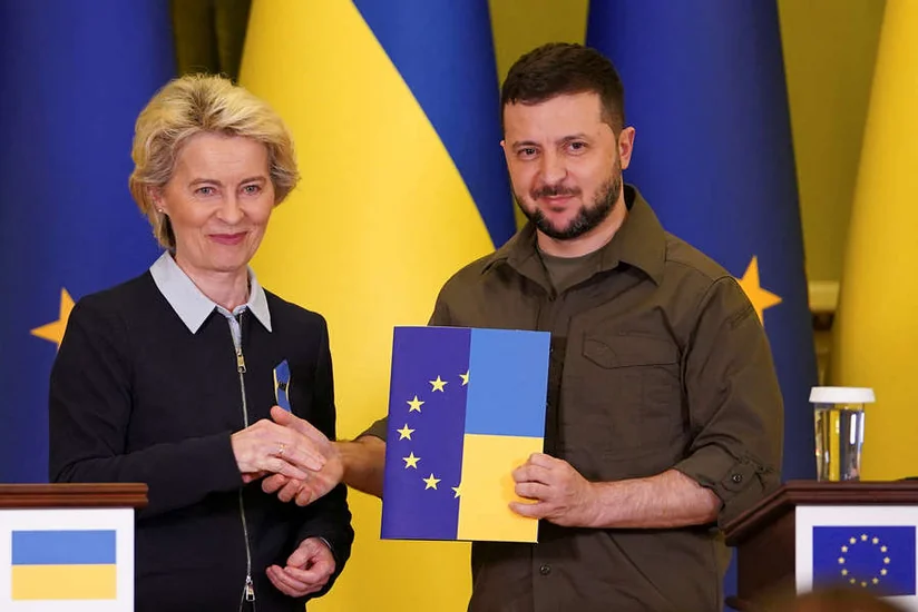 ЕК передала Зеленскому опросник про возможности переговоров о вступлении в ЕС