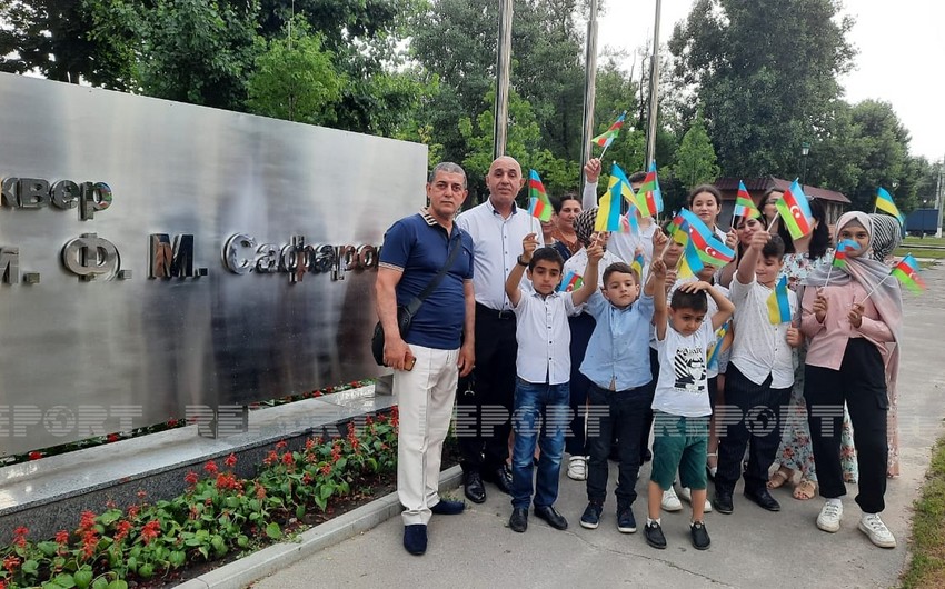 Xarkovda azərbaycanlı qəhrəmanın xatirəsi əbədiləşdirilib