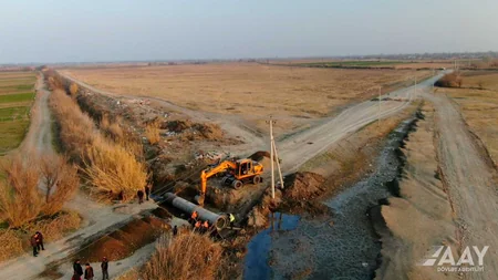 Bərdədə 11 yaşayış məntəqəsini birləşdirən yollar yenidən qurulur