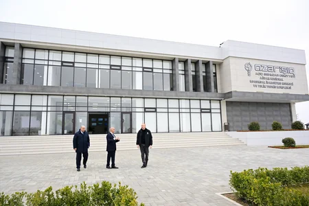 President attends opening of Aghdam Regional Digital Management Center