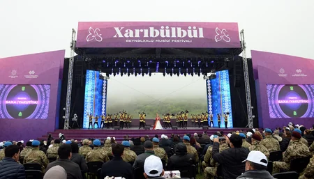 Şuşada “Xarıbülbül” Beynəlxalq Musiqi Festivalının qala-konserti olub