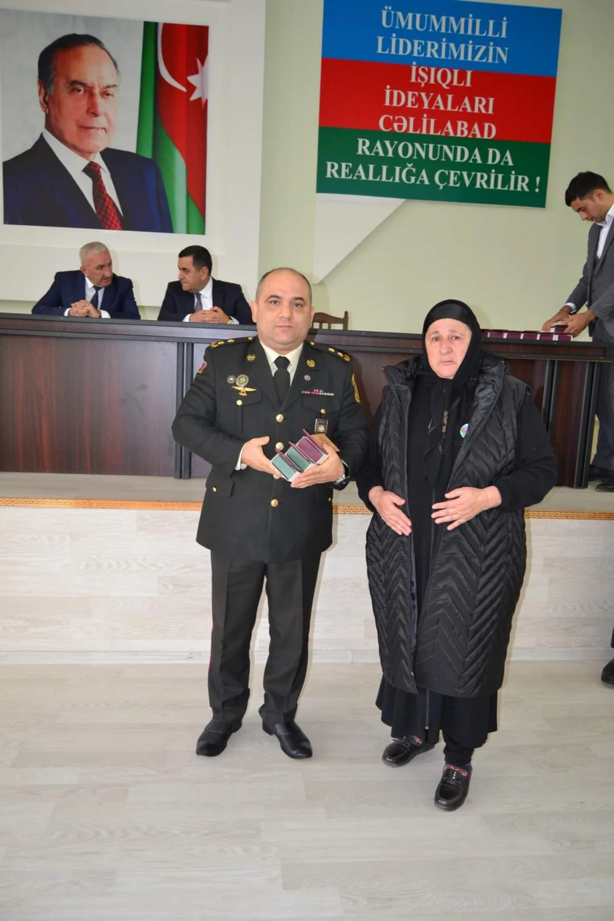 Cəlilabadda şəhid ailələrinə orden və medallar təqdim edilib