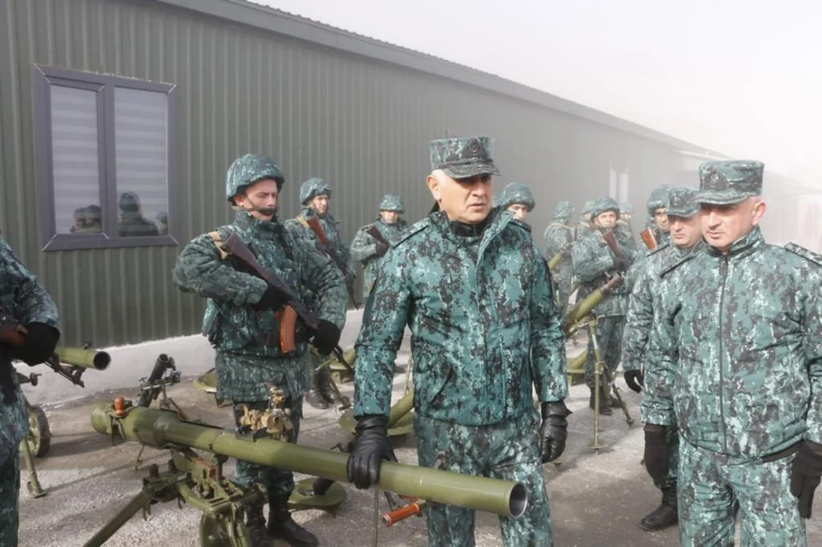 Deputy Chief of State Border Service on border with Armenia