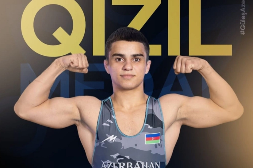 Азербайджанский борец стал чемпионом мира, одолев в финале армянского спортсмена