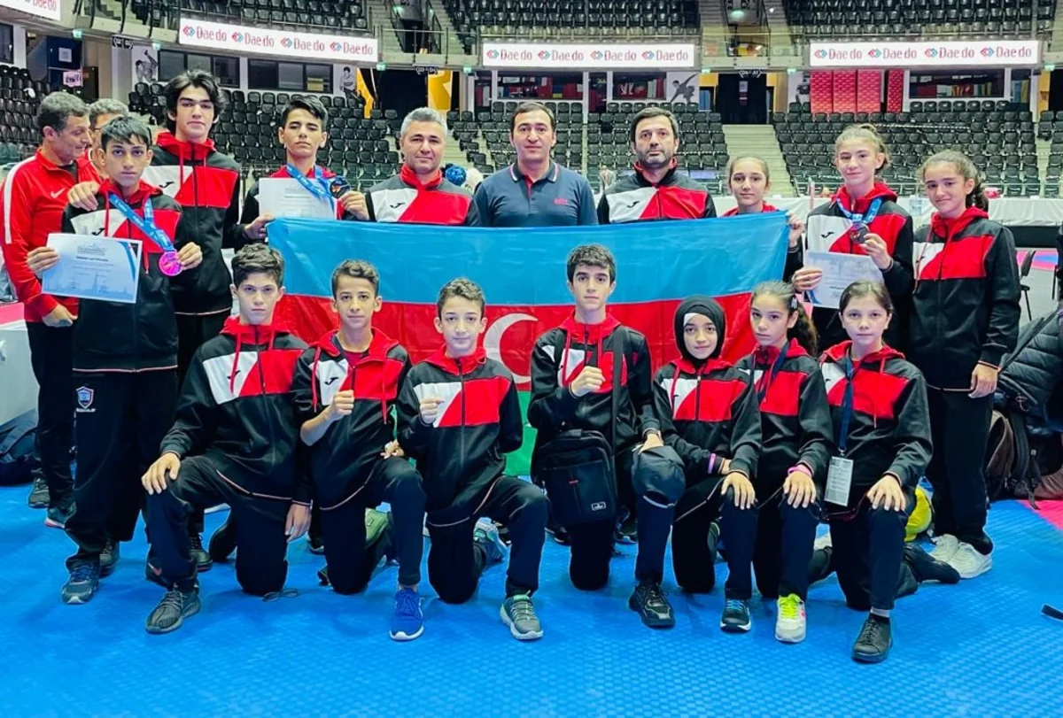 Azərbaycan taekvondoçuları Avropa birinciliyində 7 medal qazanıb