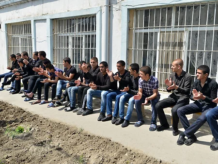 Penitensiar Xidmətin tərbiyə müəssisəsində yoldaşlıq oyunu keçirilib
