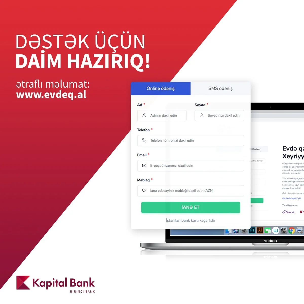 “Kapital Bank” növbəti xeyriyyə aksiyasına dəstək göstərdi