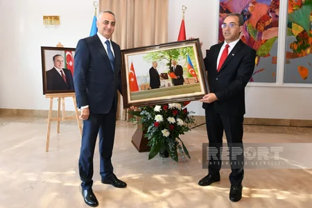 Naxçıvanda Türkiyə Cümhuriyyətinin 100 illiyi qeyd edilib