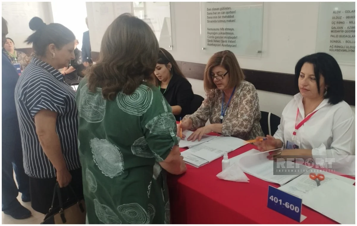 Kürdəmirdə seçki məntəqələrində seçici fəallığı müşahidə olunur