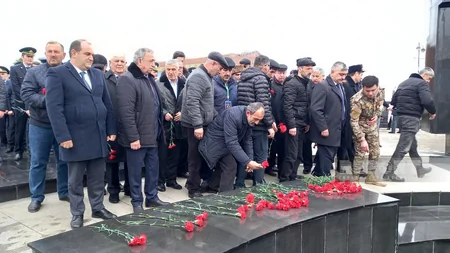 Lənkəran, Salyan,  Cəlilabad, Biləsuvar və Zərdabda 20 Yanvar şəhidlərinin xatirəsi anılıb