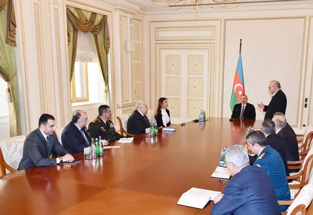 Azerbaijani President chairs Security Council meeting