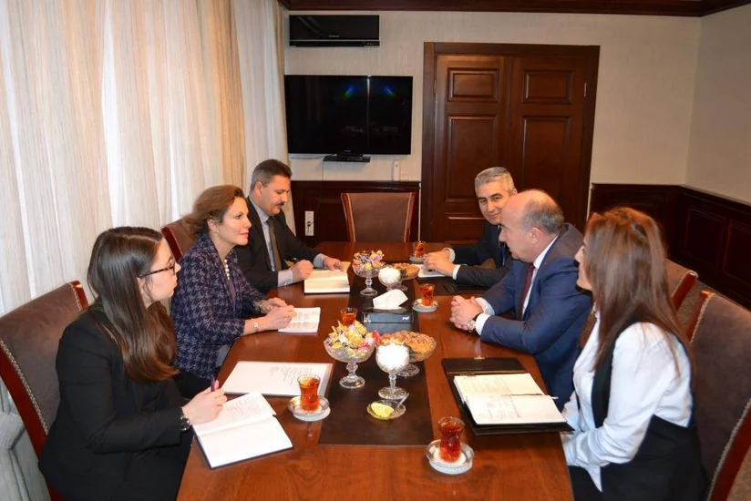 Fransa səfiri Şamaxı rayonunda olub