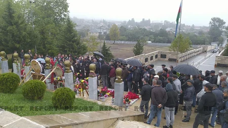 Oğuzda Vətən müharibəsi şəhidinin anım mərasimi keçirilib