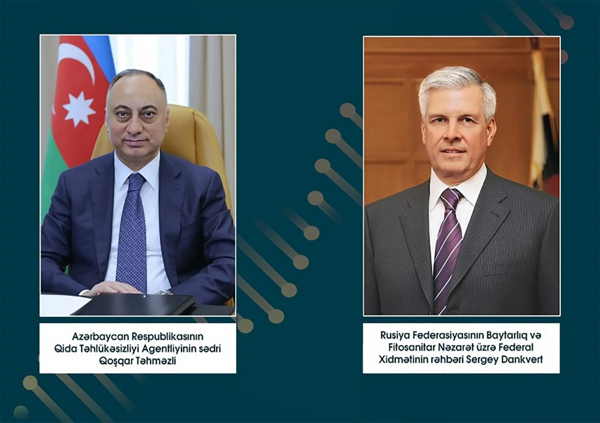Qoşqar Təhməzli Moskvada Rosselxoznadzorun rəhbəri ilə görüşüb