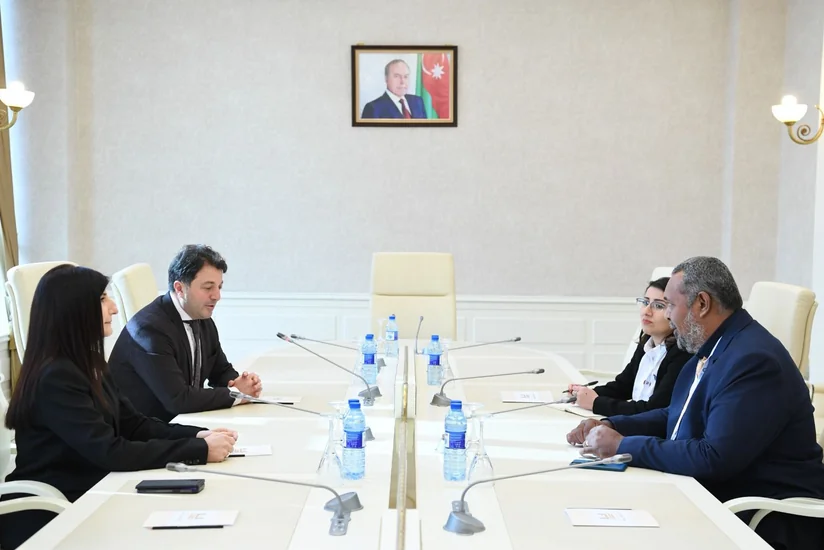 Milli Məclisin deputatları Yeni Kaledoniyanın daimi müvəkkili ilə görüşüb