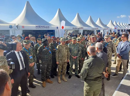 Müdafiə Nazirliyinin rəhbər heyəti Türkiyədə Doğanbey təlim sahəsində olublar