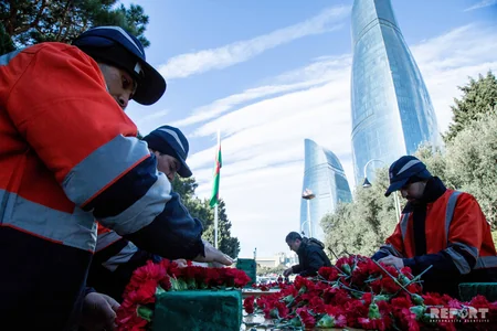 Preparations are underway in Martyrs' Alley - PHOTO