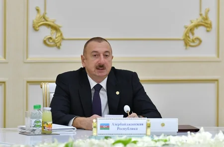 Prezident İlham Əliyev Aşqabadda MDB Dövlət Başçıları Şurasının iclasında çıxış edib - YENİLƏNİB-3 - FOTO