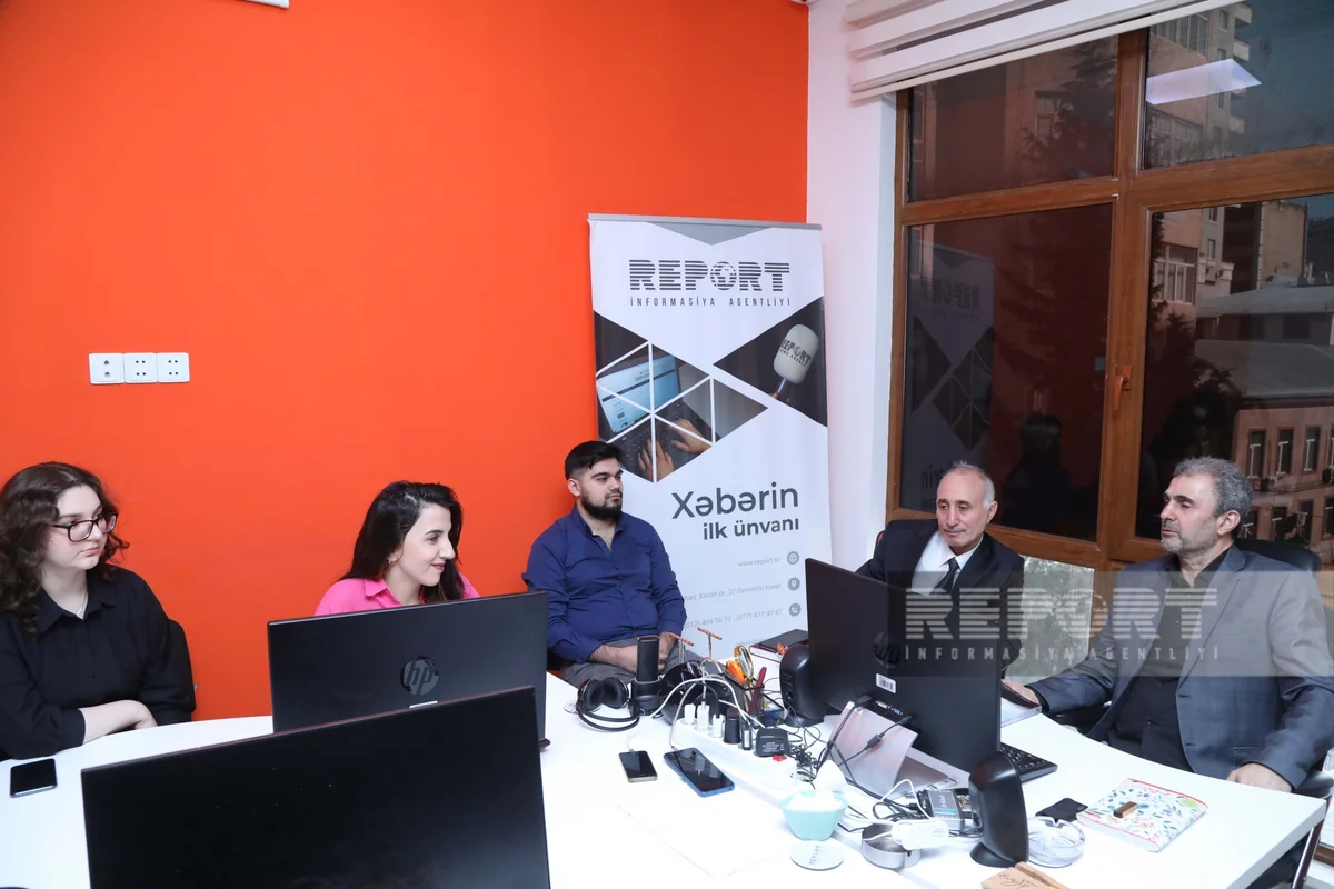 Qurban Yaquboğlu Report Media Məktəbində: “Dilimiz strateji nöqtəmizdir”
