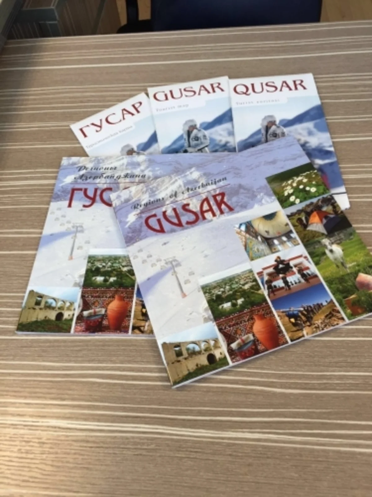 Azərbaycan, rus və ingilis dillərində Qusarın turist xəritəsi hazırlanıb