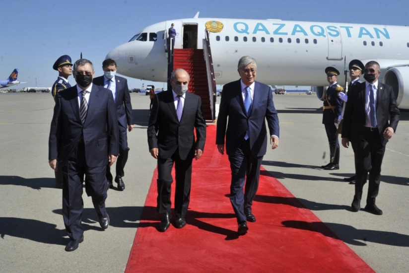 President of Kazakhstan arrives in Azerbaijan