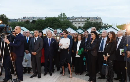 Parisdə “Azərbaycan şəhərciyi”nin rəsmi açılışı olub