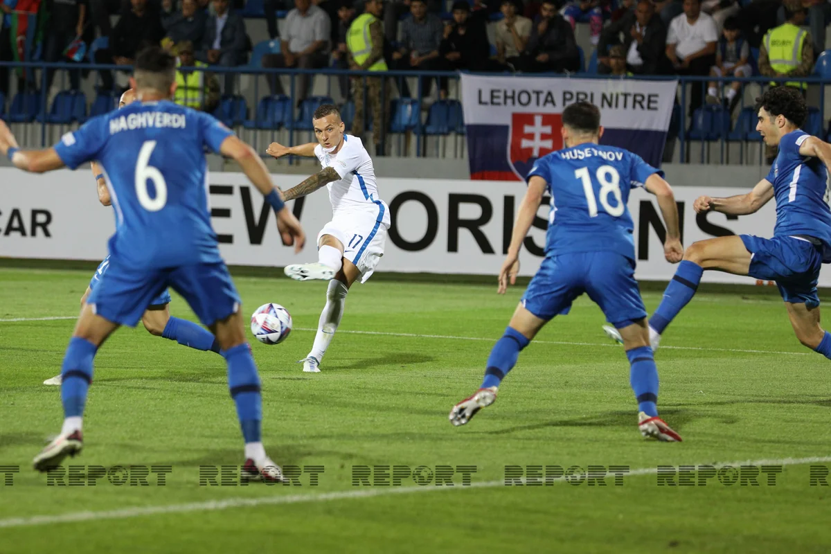 Slovakiyalı futbolçu: Azərbaycan millisi ilə oyunda bəxtim gətirmədi
