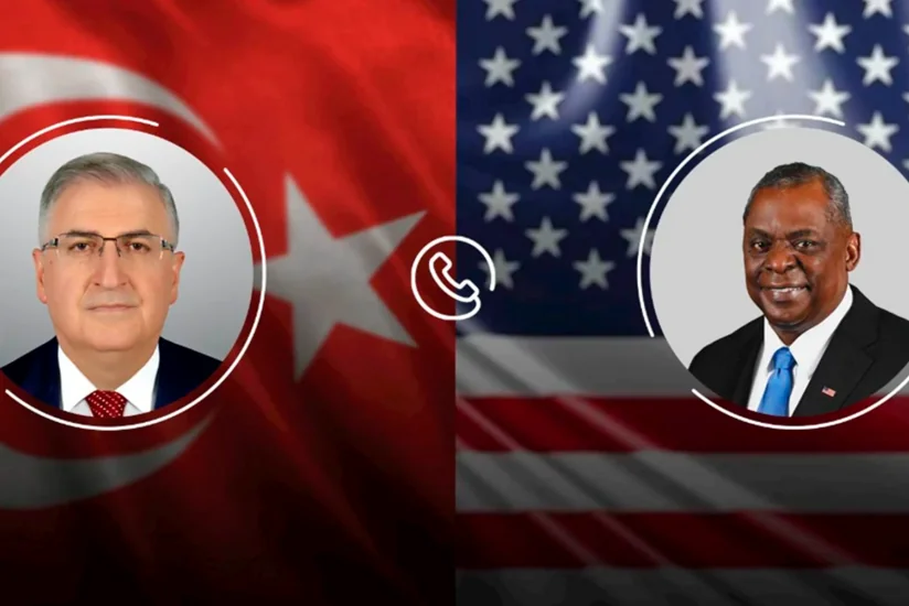 Tükiyə və ABŞ müdafiə nazirləri Suriyadakı durumu müzakirə ediblər