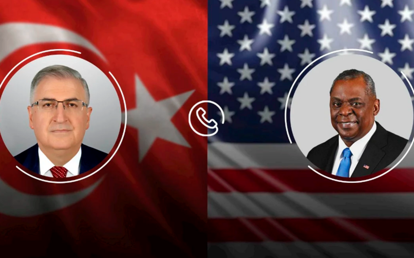 Tükiyə və ABŞ müdafiə nazirləri Suriyadakı durumu müzakirə ediblər