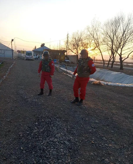 Tovuzda top mərmisi tapıldı - FOTO