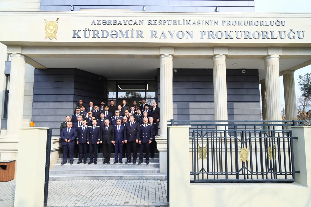 Kürdəmir rayon prokurorluğunun yeni inzibati binası açılıb