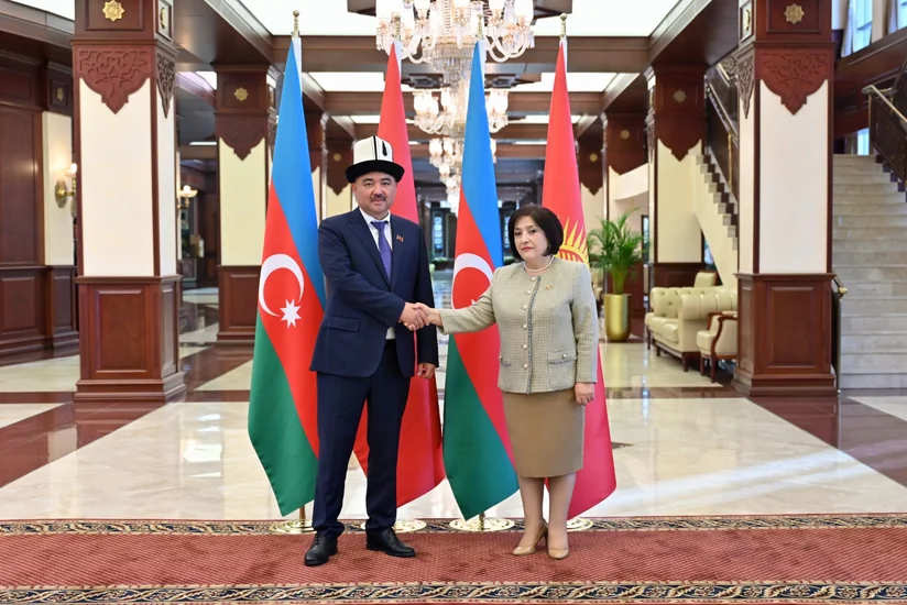 Спикер Милли Меджлиса проинформировала кыргызского коллегу о ситуации в регионе