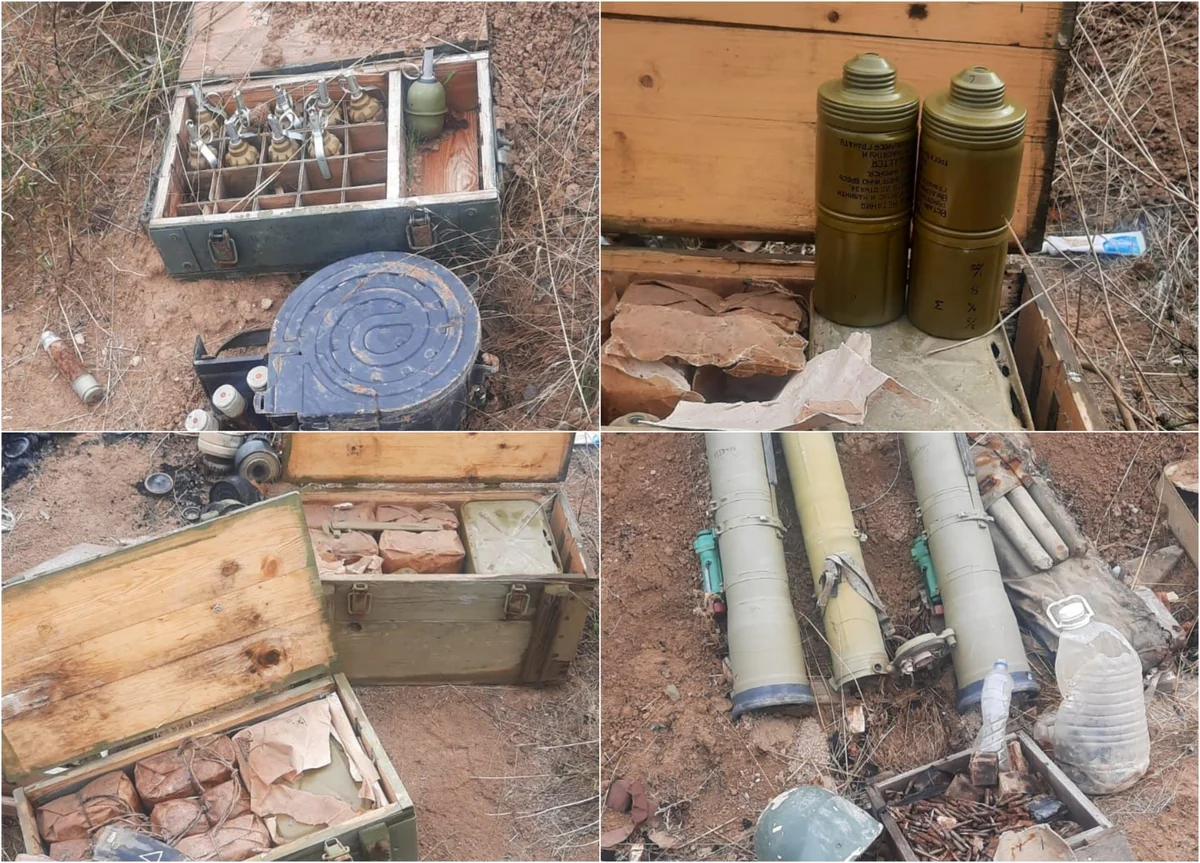 Cəbrayılda ermənilərin atıb qaçdığı silah-sursat aşkarlanıb