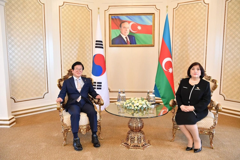 Sahibə Qafarova Koreya Milli Assambleyasının sədri ilə görüşüb